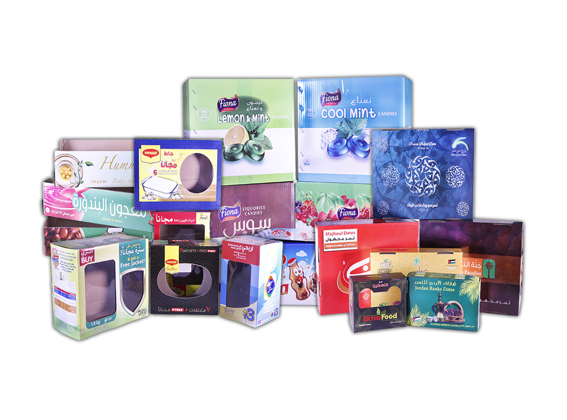 High Graphic Printed packaging (Glossy) Omaia pack